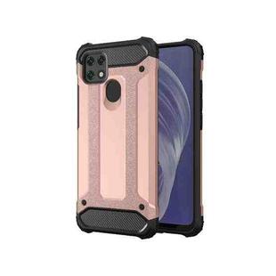 For OPPO A15 Magic Armor TPU + PC Combination Phone Case(Rose Gold)