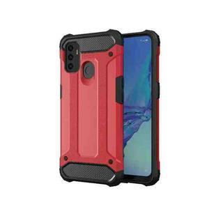 For OPPO A53 2020 Magic Armor TPU + PC Combination Phone Case(Red)