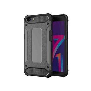 For OPPO A71 Magic Armor TPU + PC Combination Phone Case(Grey)