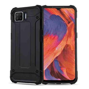 For OPPO A73 4G/F17 Magic Armor TPU + PC Combination Phone Case(Black)