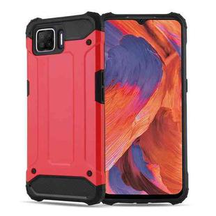 For OPPO A73 4G/F17 Magic Armor TPU + PC Combination Phone Case(Red)