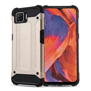 For OPPO A73 4G/F17 Magic Armor TPU + PC Combination Phone Case(Gold)
