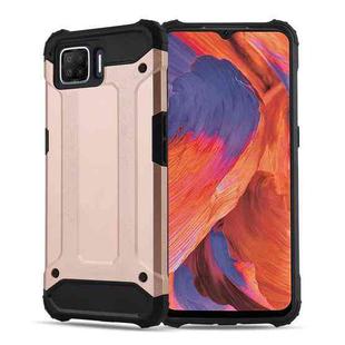 For OPPO A73 4G/F17 Magic Armor TPU + PC Combination Phone Case(Rose Gold)