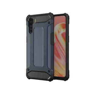 For OPPO A91 Magic Armor TPU + PC Combination Phone Case(Navy Blue)