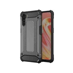 For OPPO A91 Magic Armor TPU + PC Combination Phone Case(Grey)