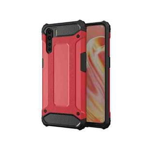 For OPPO A91 Magic Armor TPU + PC Combination Phone Case(Red)