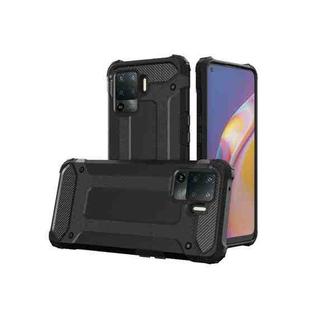 For OPPO A94 Magic Armor TPU + PC Combination Phone Case(Black)