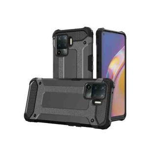 For OPPO A94 Magic Armor TPU + PC Combination Phone Case(Grey)