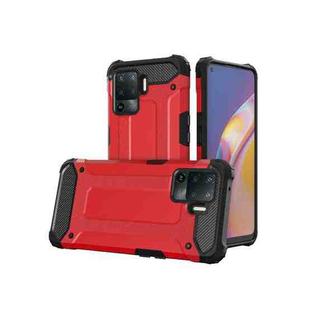 For OPPO A94 Magic Armor TPU + PC Combination Phone Case(Red)