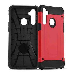 For Realme 5 Magic Armor TPU + PC Combination Phone Case(Red)