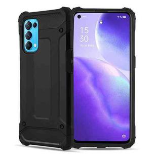 For OPPO Reno5 5G Magic Armor TPU + PC Combination Phone Case(Black)