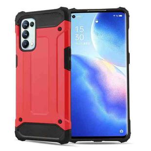 For OPPO Reno5 Pro 5G Magic Armor TPU + PC Combination Phone Case(Red)