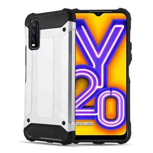 For vivo Y20 Magic Armor TPU + PC Combination Phone Case(Silver)