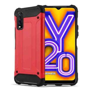 For vivo Y20 Magic Armor TPU + PC Combination Phone Case(Red)