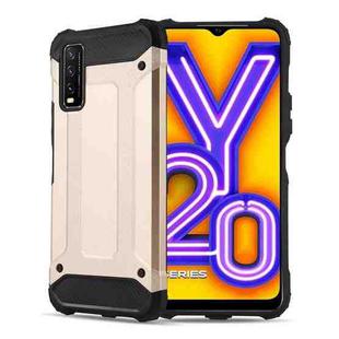 For vivo Y20 Magic Armor TPU + PC Combination Phone Case(Gold)