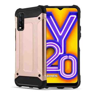 For vivo Y20 Magic Armor TPU + PC Combination Phone Case(Rose Gold)