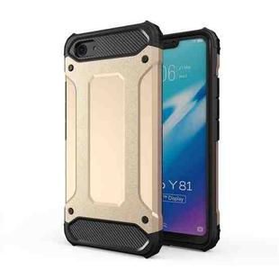 For vivo Y81 Magic Armor TPU + PC Combination Phone Case(Gold)