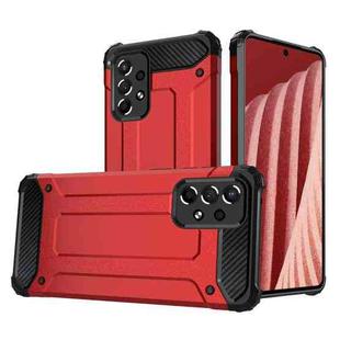 For Samsung Galaxy A73 2022 Magic Armor TPU + PC Combination Phone Case(Red)