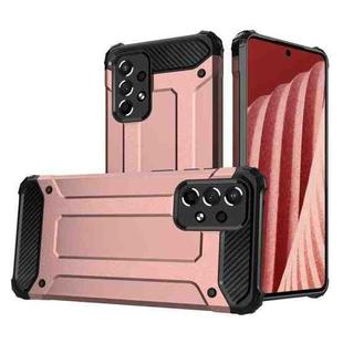 For Samsung Galaxy A73 2022 Magic Armor TPU + PC Combination Phone Case(Rose Gold)