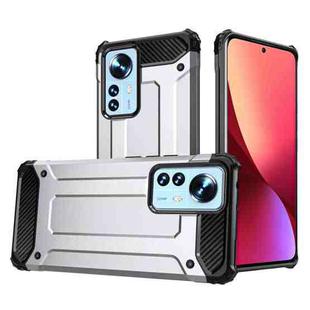 For Xiaomi 12 Pro Magic Armor TPU + PC Combination Phone Case(Silver)