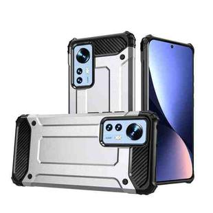 For Xiaomi 12 / 12X Magic Armor TPU + PC Combination Phone Case(Silver)