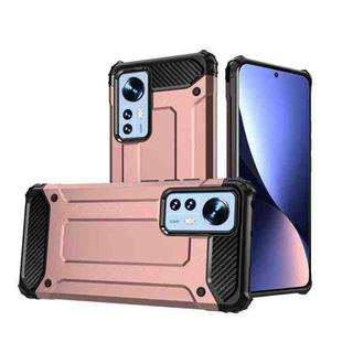 For Xiaomi 12 / 12X Magic Armor TPU + PC Combination Phone Case(Rose Gold)