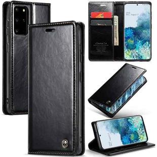 For Samsung Galaxy S20+ CaseMe 003 Crazy Horse Texture Leather Phone Case(Black)