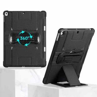 Handheld 360-degree Rotating Holder Tablet Case For iPad 10.2 / 10.5 / Air 3(Black)