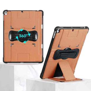Handheld 360-degree Rotating Holder Tablet Case For iPad 10.2 / 10.5 / Air 3(Orange)
