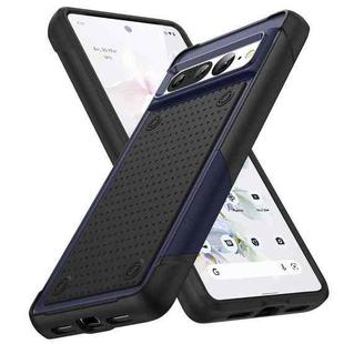 For Google Pixel 7 Pro 5G PC + TPU Shockproof Protective Phone Case(Blue+Black)