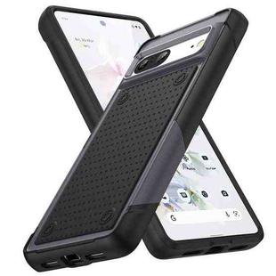 For Google Pixel 7 5G PC + TPU Shockproof Protective Phone Case(Grey+Black)