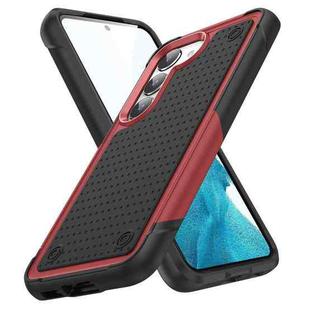 For Samsung Galaxy S23+ 5G PC + TPU Shockproof Protective Phone Case(Red+Black)