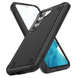 For Samsung Galaxy S23+ 5G PC + TPU Shockproof Protective Phone Case(Black+Black)