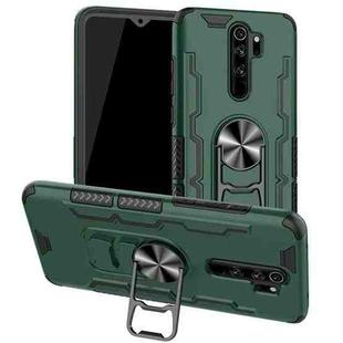 For Xiaomi Redmi Note 8 Pro Shockproof PC + TPU Protective Case with Beer Opener & Car Holder(Green)