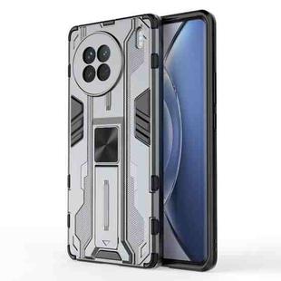 For vivo X90 5G Supersonic PC + TPU Shock-proof Phone Case(Grey)