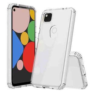 For Google Pixel 4a Scratchproof TPU + Acrylic Protective Case(Transparent)