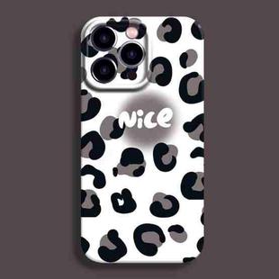 For iPhone 14 Pro Max Film Printing Ultra-thin All Inclusive PC Phone Case(Leopard Nice)