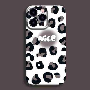 For iPhone 13 Pro Film Printing Ultra-thin All Inclusive PC Phone Case(Leopard Nice)