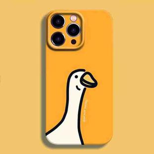 For iPhone 13 Pro Film Printing Ultra-thin All Inclusive PC Phone Case(Duck)
