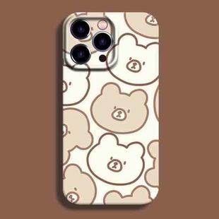 For iPhone 12 Pro Film Printing Ultra-thin All Inclusive PC Phone Case(Bears)