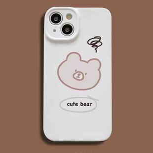 For iPhone 11 Film Printing Ultra-thin All Inclusive PC Phone Case(Bear)