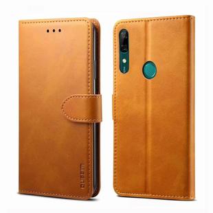 For Huawei P Smart Z GUSSIM Business Style Horizontal Flip Leather Case with Holder & Card Slots & Wallet(Khaki)