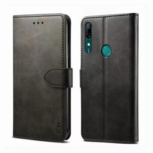 For Huawei Y9 Prime (2019) GUSSIM Business Style Horizontal Flip Leather Case with Holder & Card Slots & Wallet(Black)