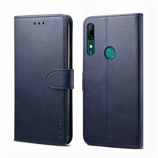 For Huawei Y9 Prime (2019) GUSSIM Business Style Horizontal Flip Leather Case with Holder & Card Slots & Wallet(Blue)
