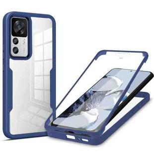 For Xiaomi 12T / 12T Pro / Redmi K50 Pro 360 Degrees Full Coverage Phone Case(Blue)