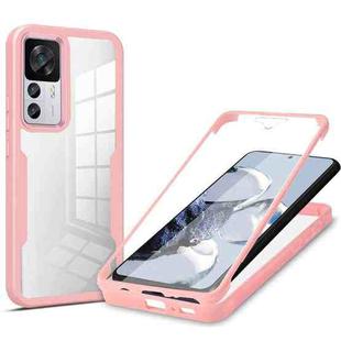 For Xiaomi 12T / 12T Pro / Redmi K50 Pro 360 Degrees Full Coverage Phone Case(Pink)