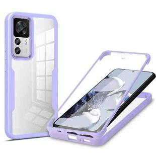 For Xiaomi 12T / 12T Pro / Redmi K50 Pro 360 Degrees Full Coverage Phone Case(Purple)
