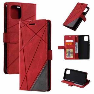 For Xiaomi Redmi A1 Skin Feel Splicing Leather Phone Case(Red)