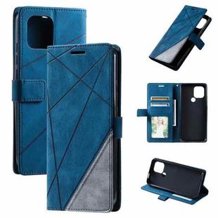 For Xiaomi Redmi A1+ Skin Feel Splicing Leather Phone Case(Blue)