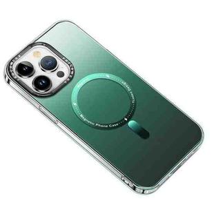 For iPhone 13 Pro Max MagSafe Gradient Phone Case(Dark Green)